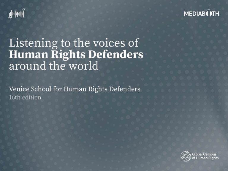 Human Rights Stories & Voices | Global Campus Media Booth